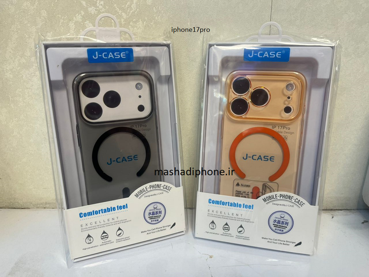 گارد ایفون۱۷ پرو مگسیف کریستال J-CASE