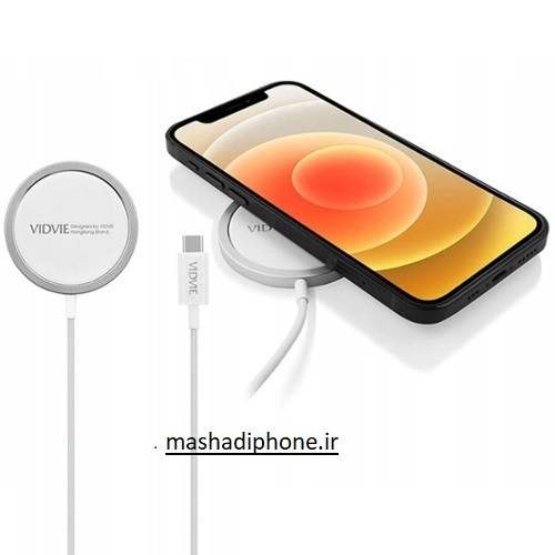شارژر وایرلس آیفون VIDVIE WLC1405 15w تایوان