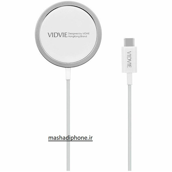 شارژر وایرلس آیفون VIDVIE WLC1405 15w تایوان