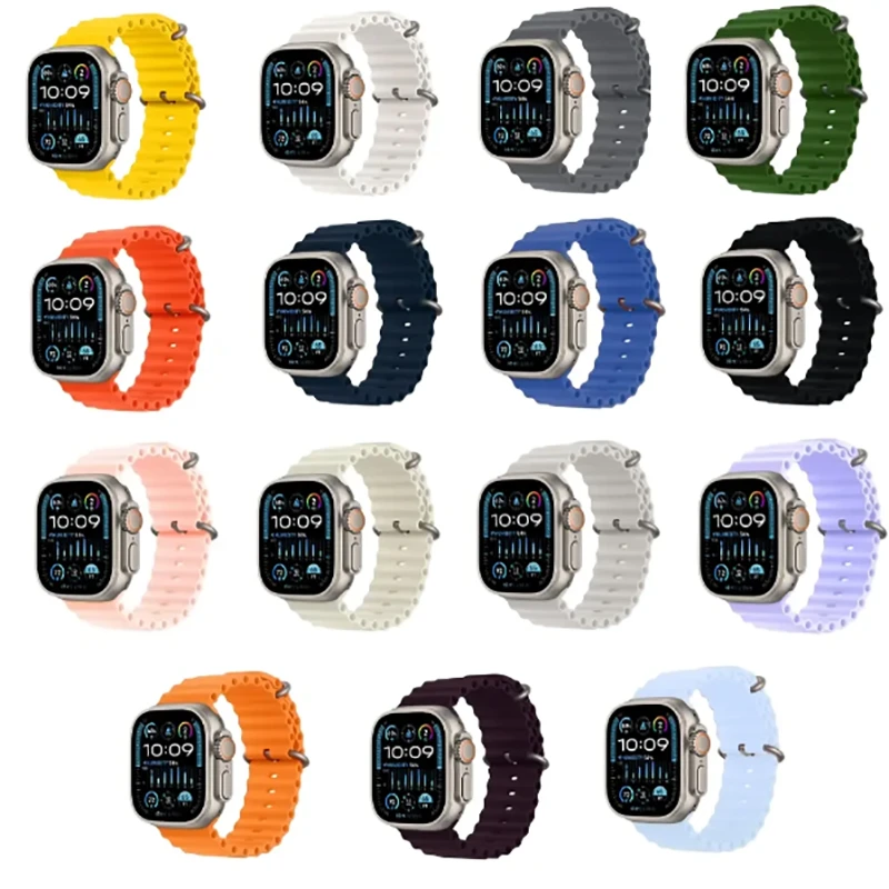 بند اپل واچ مدل Ocean مناسب برای سایز های/42/44/45/49 میلی متری