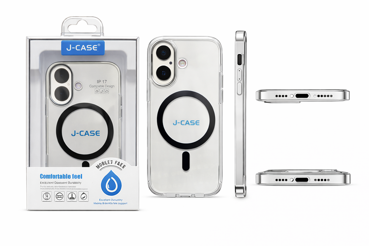گارد ایفون۱۷ نرمال مگسیف کریستالJ-CASE